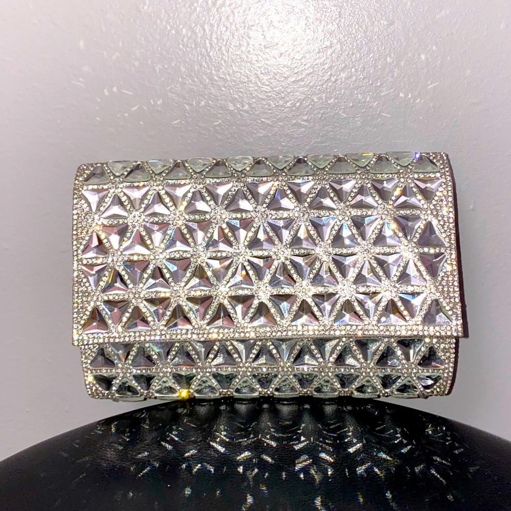 NWT Windsor Crystal Clutch/Crossbody Purse